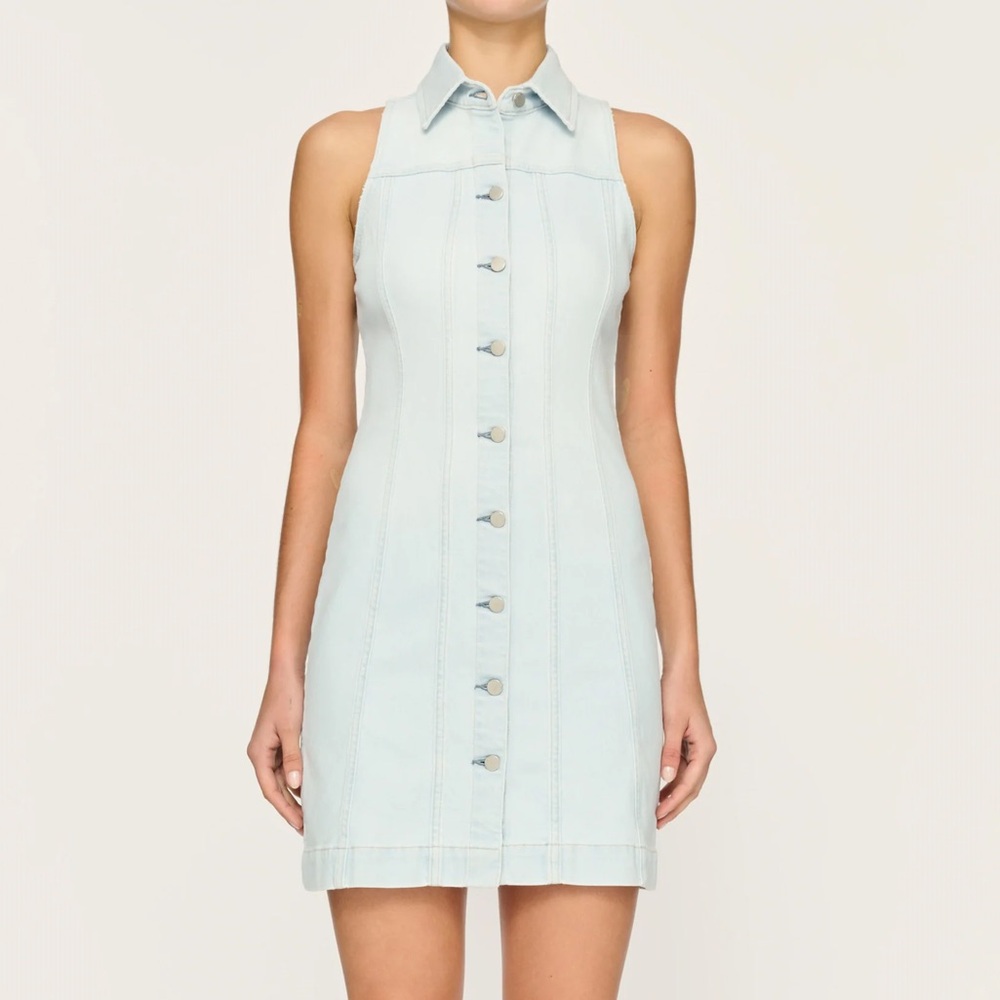 DL1961 Payton Denim Mini Dress - Malibu XS NWT